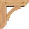 Ekena Millwork Merced Slat Smooth Bracket w/ Offset Brace, Western Red Cedar, 5 1/2"W x 16"D x 16"H BKT0604X16X16MRC06SWR - alternate 2